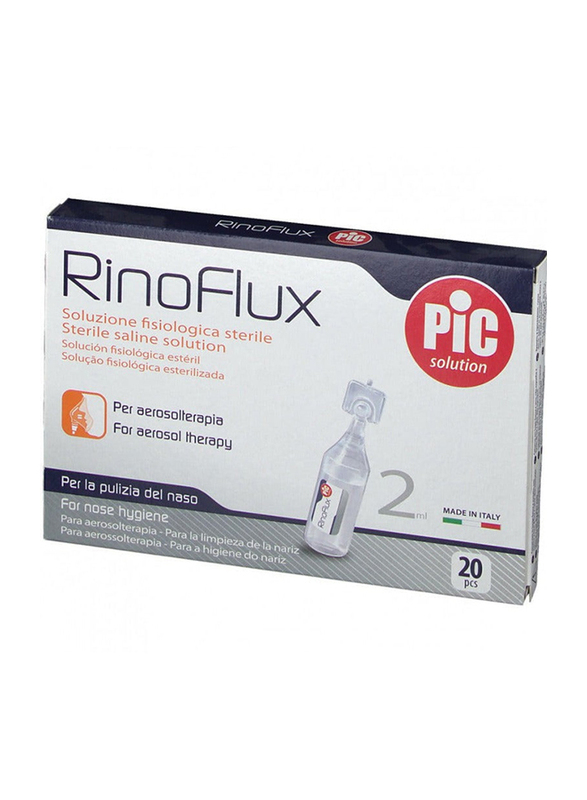 Pic Rinoflux Sterile Saline Solution, 2ml x 20 Pieces