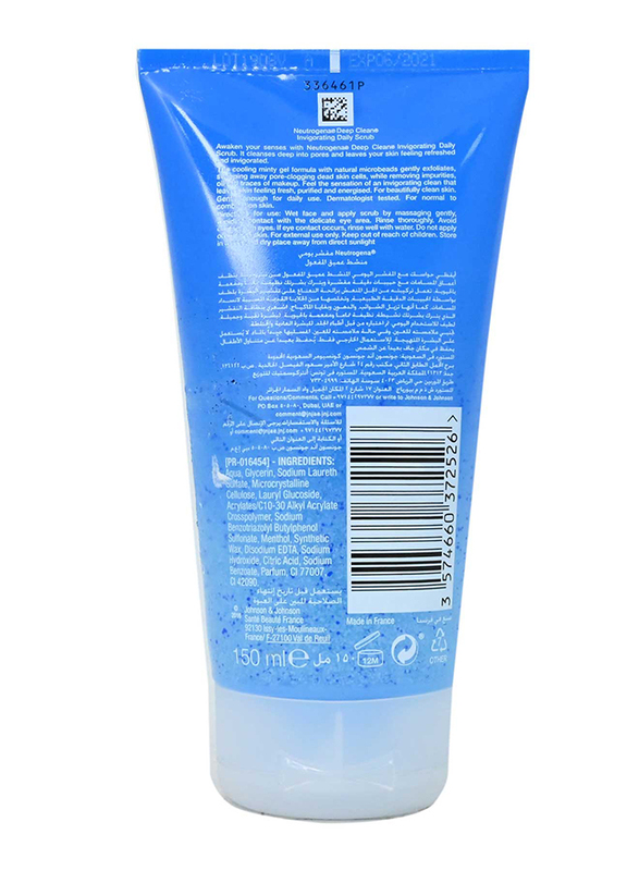 Neutrogena Deep Clean Invigorating Scrub, 150ml