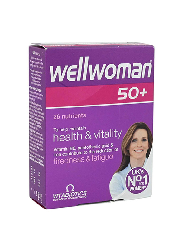 Vitabiotics Wellwoman 50+ Tablets, 30 Tablets