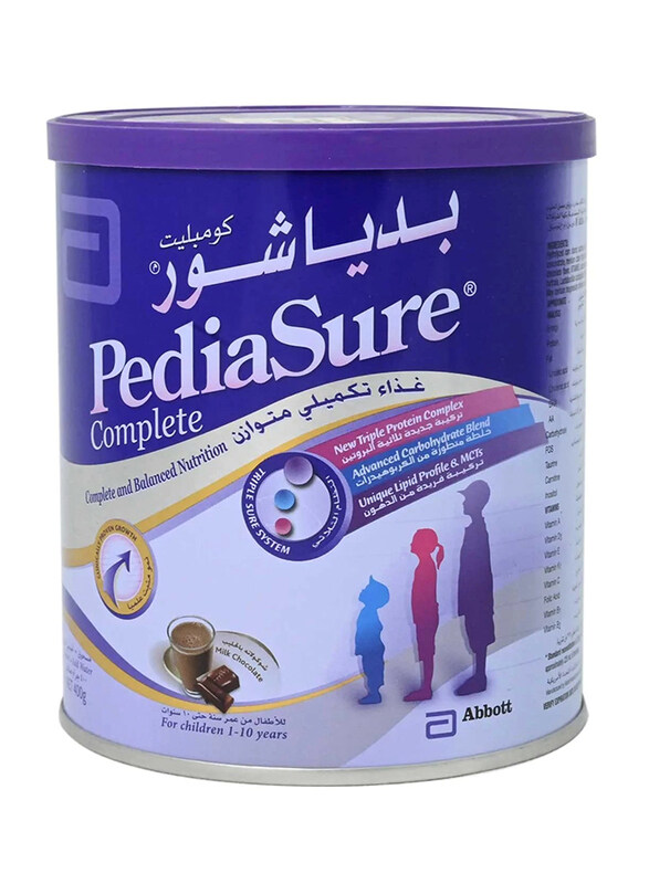 

Abbott Pediasure Complete Milk Chocolate Flavour Powder, 400g
