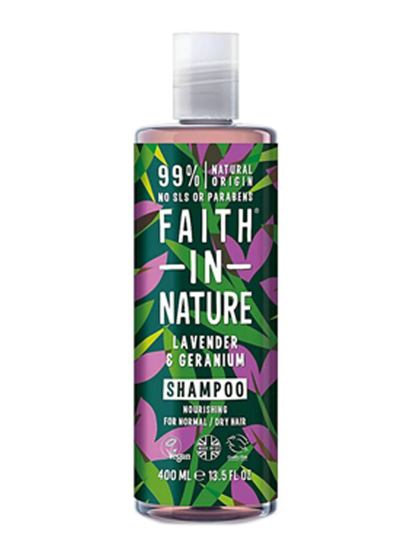 

Faith in Nature Lavender & Geranium Shampoo for Dry Hair, 400ml