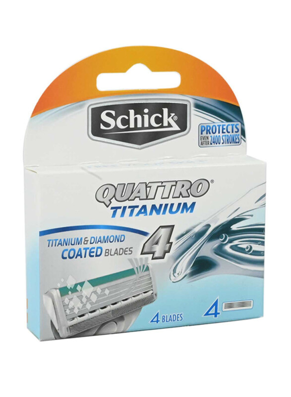 

Schick Quattro Titanium Refill, 4 Pieces