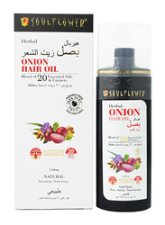 Soulflower Herbal Onion Hair Oil for All Hair Types, 220ml