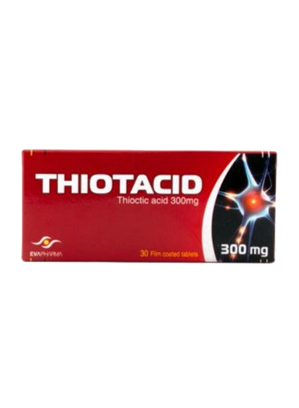 

Thiotacid Dietary Supplement, 300mg, 30 Tablets