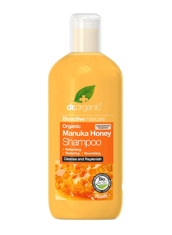Dr. Organic Manuka Honey Shampoo for All Hair Types, 265ml