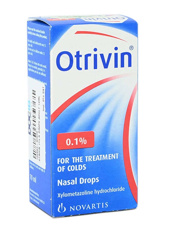 Otrivin 0.1% Nasal Drops Adult, 10ml