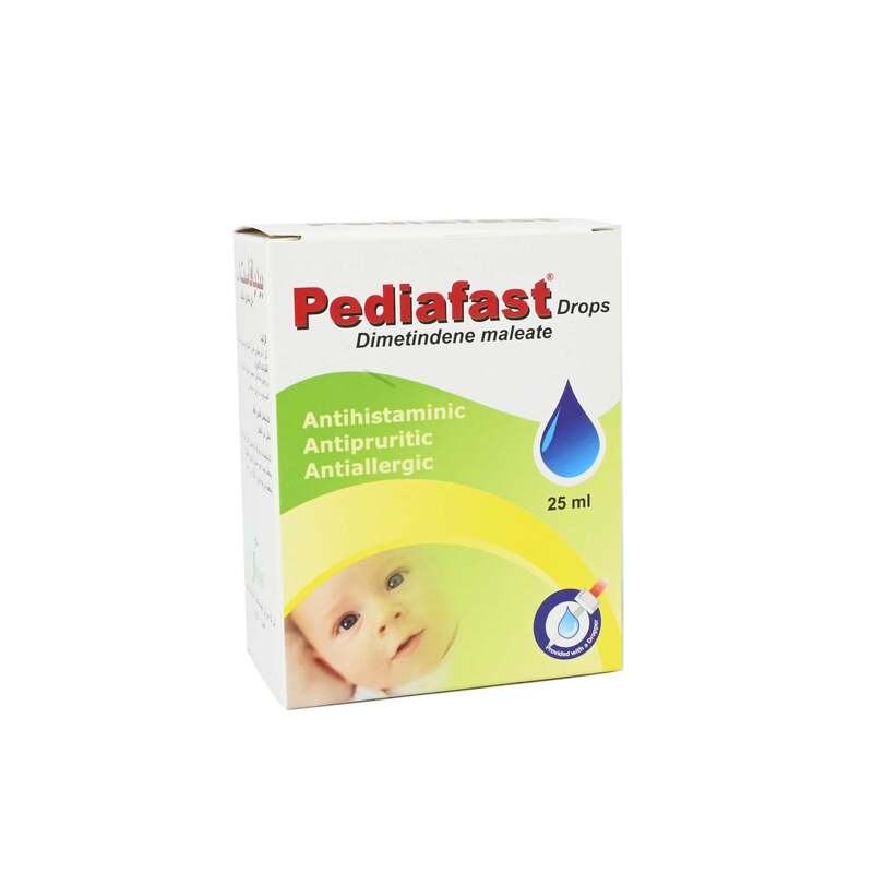 

Pediafast Dimetindine Maleate Antiallergic Drops, 25ml