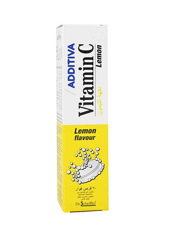 

Additiva Vitamin C 1000mg Lemon, 20 Effervescent Tablets