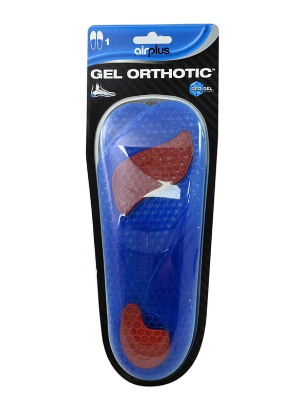 Airplus Gel Orthotic Insole for Men, Blue