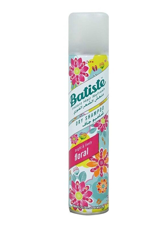 

Batiste Instant Hair Refresh Floral Dry Shampoo for All Hair Types, 200ml