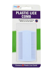 Easy Life Plastic Lice Comb for All Hair Types, Blue