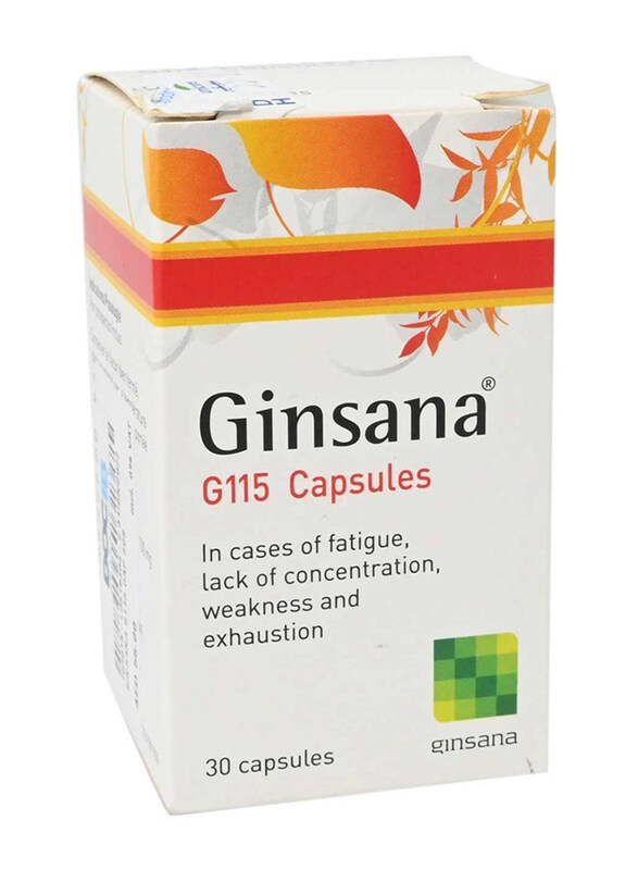

Ginsana G115 Capsules, 30 Capsules