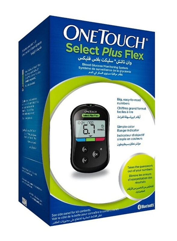 

Onetouch One Touch Select Plus Flex Blood Glucose Monitoring System, Black