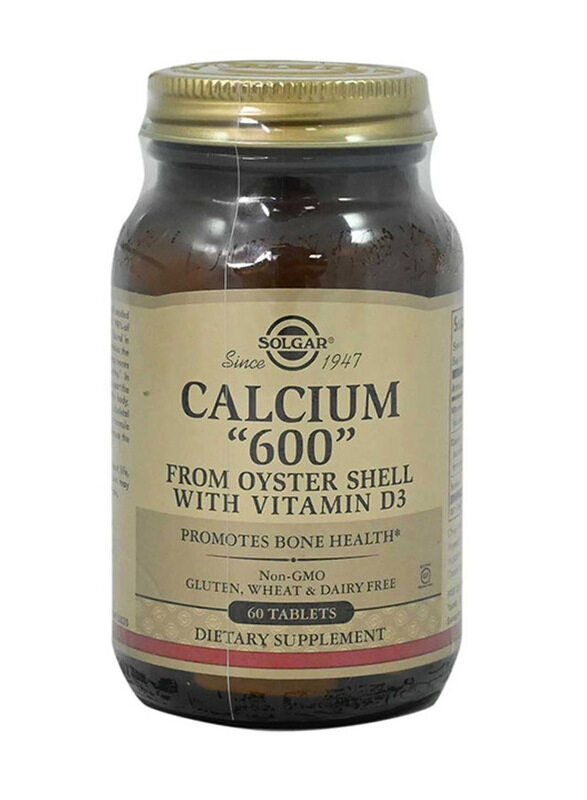 

Solgar Calcium Dietary Supplement, 600mg 60 Tablets