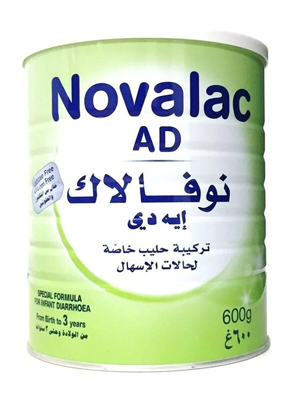 

Novalac AD Special Infant Milk Formula for Diarrhoea, 0-3 Years, 600g