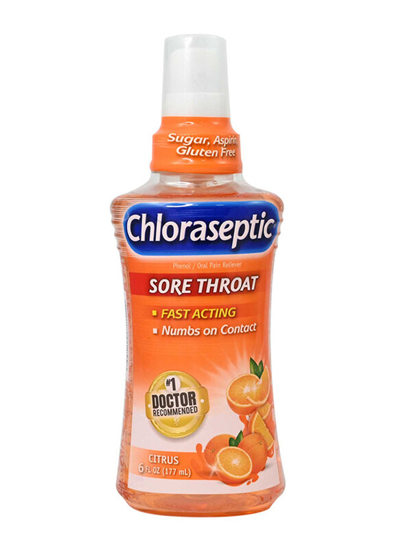 

Chloraseptic Citrus Sore Throat Spray, 177ml