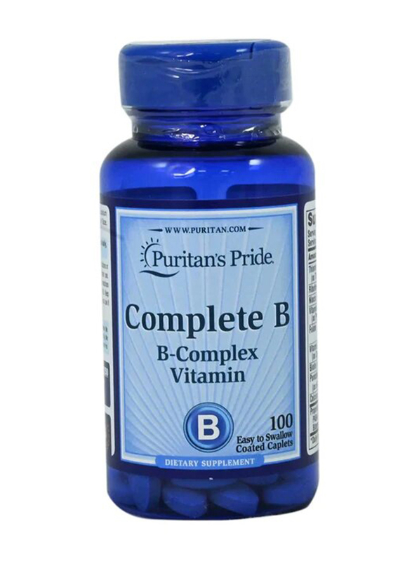 Puritan's Pride Complete B-Complex Vitamin Dietary Supplement, 100 Tablets