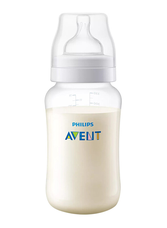 

Avent Anti-Colic Baby Feeding Bottle, Newborn, 330ml, Scf816/61, Clear