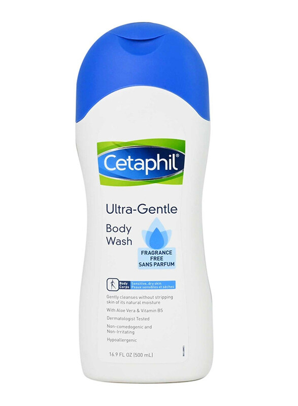 

Cetaphil Ultra Gentle Fragrance Free Body Wash, White, 500ml