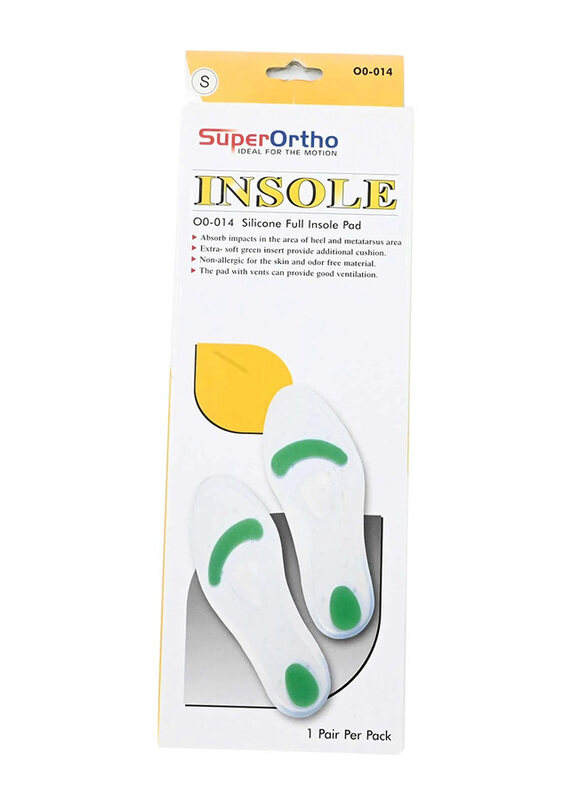 

Uriage Super Ortho O0 014 Silicone Full Insole Pad, Small
