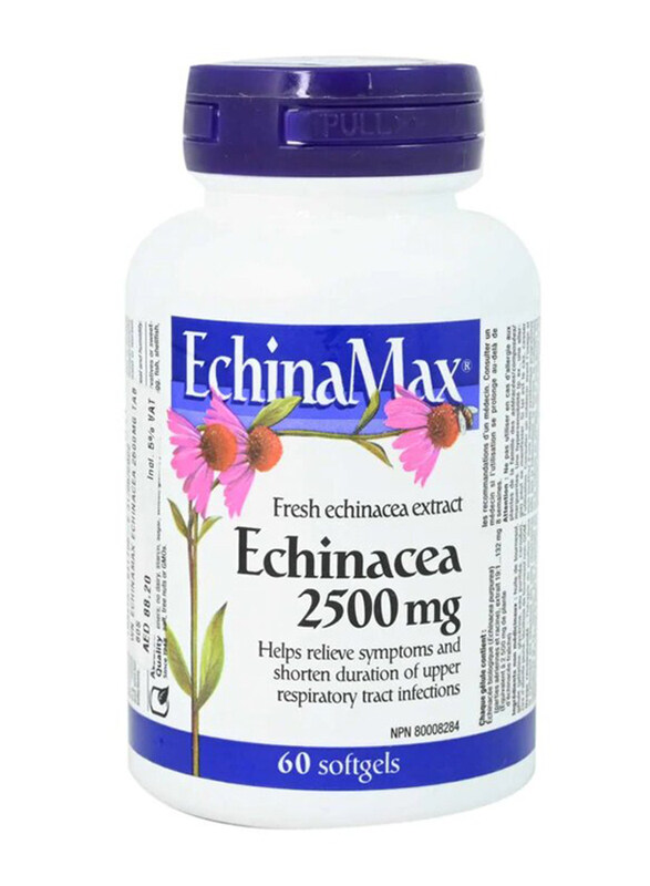 

Webber Naturals Echinamax Echinacea Tablets, 2500mg, 60 Softgels