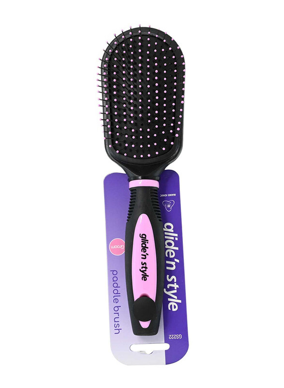 

Glide N Style Gs-222 Paddle Hair Brush, Black