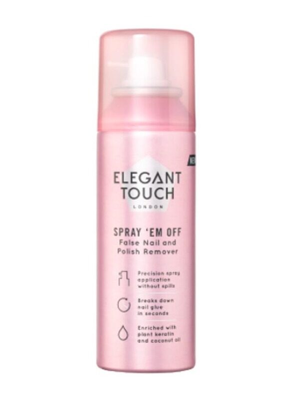 

Elegant Touch Spray Em Off False Nail and Polish Remover, 125ml