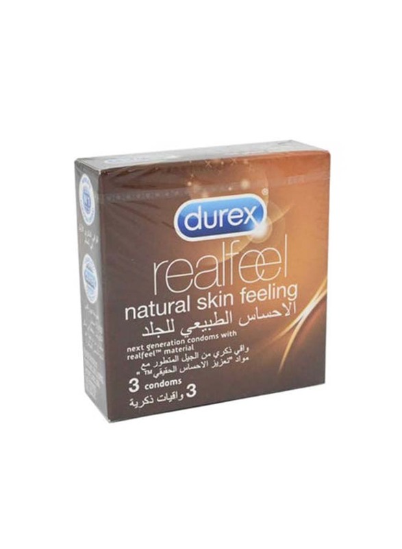 Durex Real Feel Condom, 3 Pieces