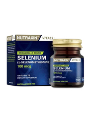 Nutraxin Vitals Selenium Dietary Supplement, 100mcg, 100 Tablets