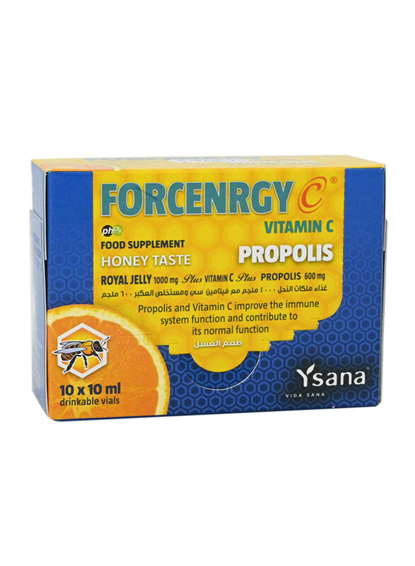 

Forcenrgy C Propolis Drinkable Vials Food Supplements, 10 Pieces x 10ml