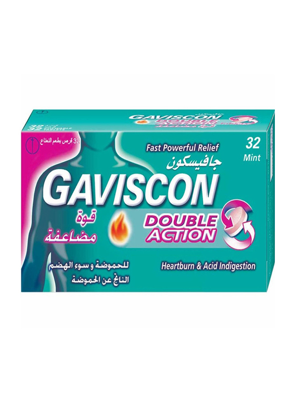 Gaviscon Double Action, 32 Tablets