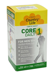 Country Life Core Daily 1 Men 50+ Dietary Supplement, 60 Tablets