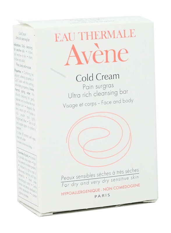 

Avene Cold Cream Ultra Rich Cleansing Bar, 100gm