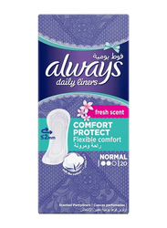 Always Fresh Comfort Protect Daily Liner, 20 Pieces