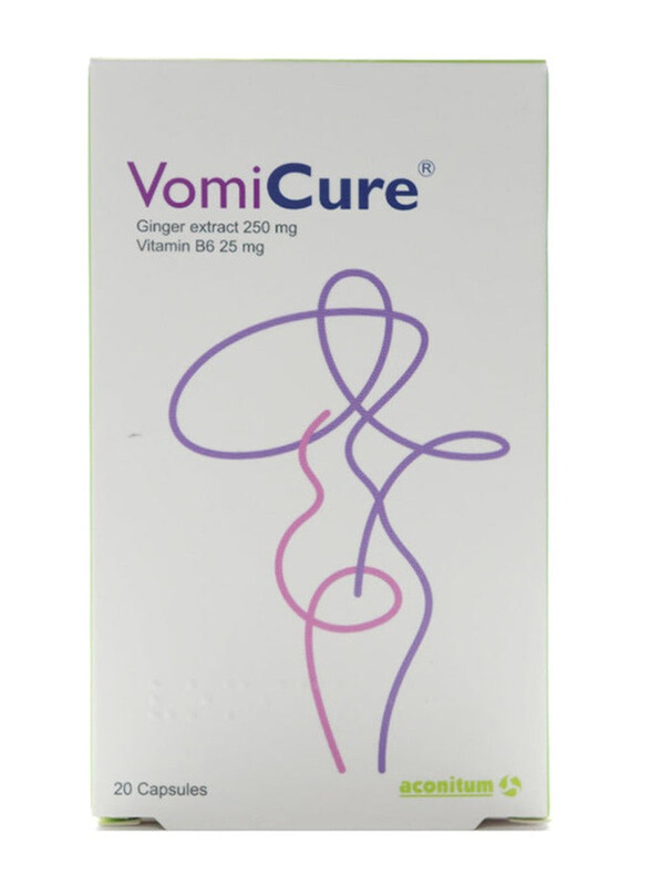 

Vomicure Ginger Extract Capsules, 250mg, 20 Capsules