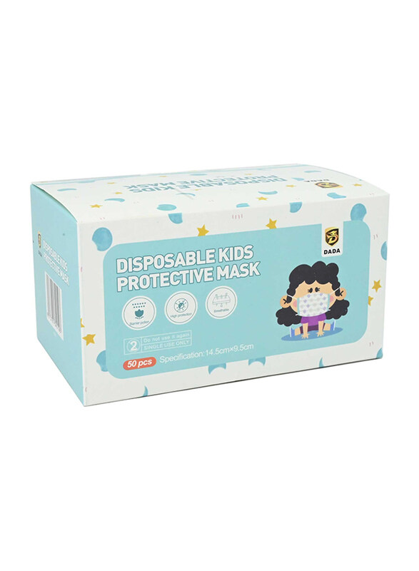 

Rakyan Childrens Disposable Face Mask, 50-Pieces