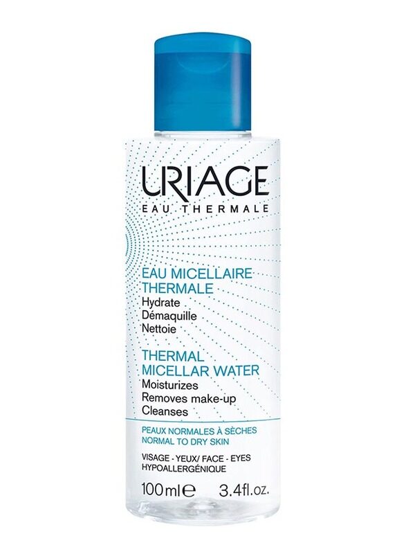 

Uriage Hydrate Thermal Micellar Cleansing Water, 100ml, Clear