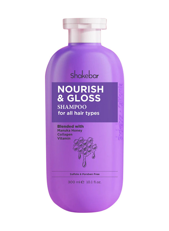 Shakebar Nourish & Gloss Hair Shampoo, 300ml