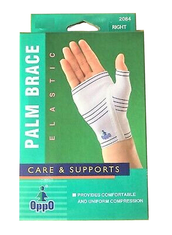 

Oppo Elastic Right and Left Palm Brace, 2084, Medium, White