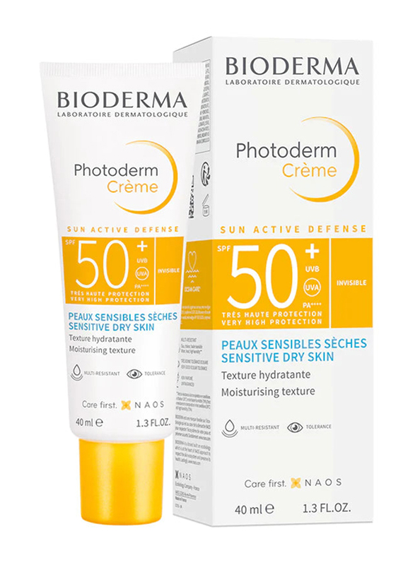 

Bioderma Photoderm Moisturising Cream for Sensitive Dry Skin, SPF 50 +, 40ml