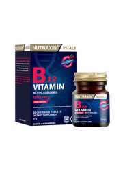 Nutraxin Vitals B12 Vitamin Dietary Supplement, 1000mcg, 60 Tablets
