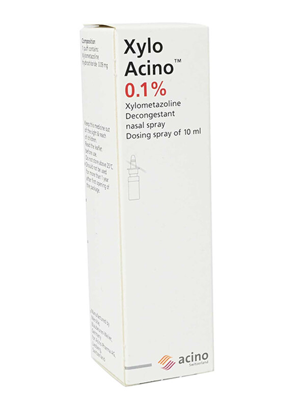 

Xylo Acino 0.1% Nasal Spray, 10ml