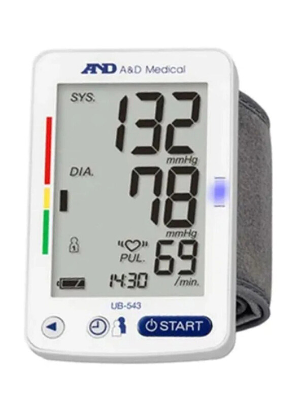 

AND Wrist Blood Pressure Monitor, UB 543, White