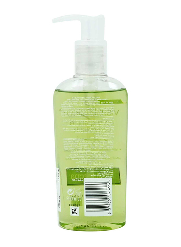 Neutrogena Visibly Clear Pore & Shine Daily Wash, 200ml