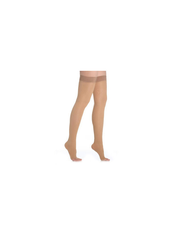 

Super Ortho CS-01 Compression Stockings Thigh High Open Toe, Beige, Extra Large