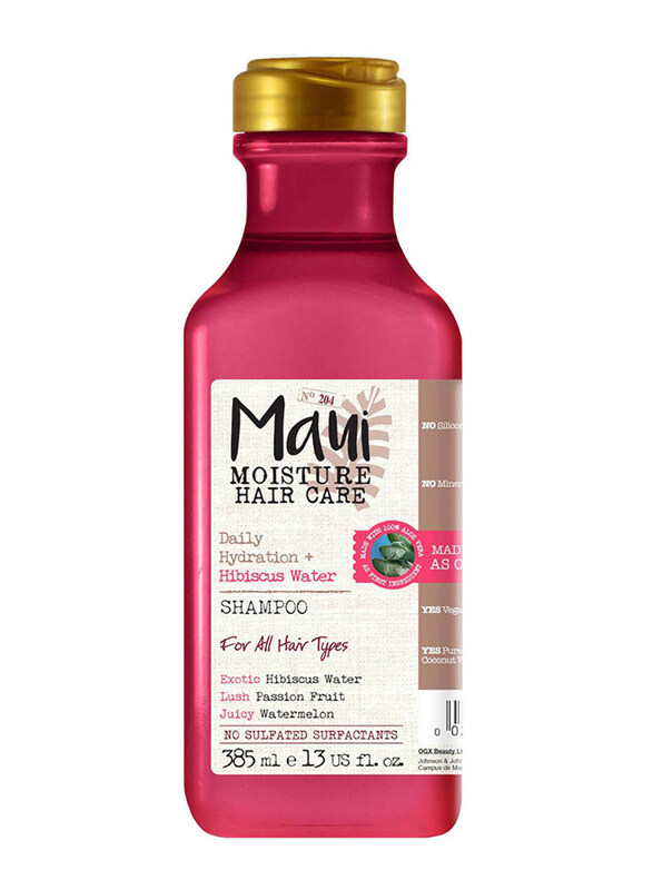 

Maui Moisture Hair Care Daily Hydration & Hibiscus Water Shampoo for All Hair Types, 385ml