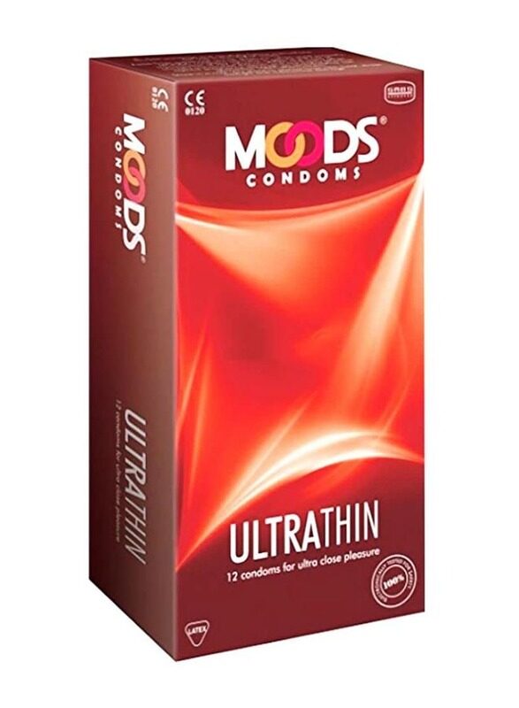 

Moods Ultrathin Condoms, 12 Pieces, Red