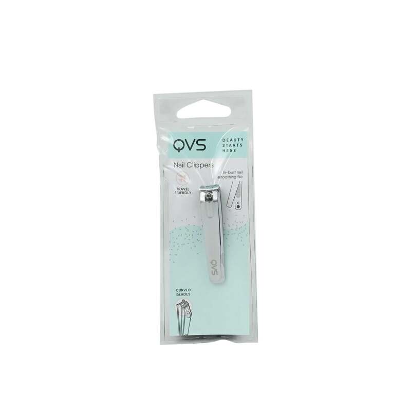 QVS Laser Nail Clippers File, Silver