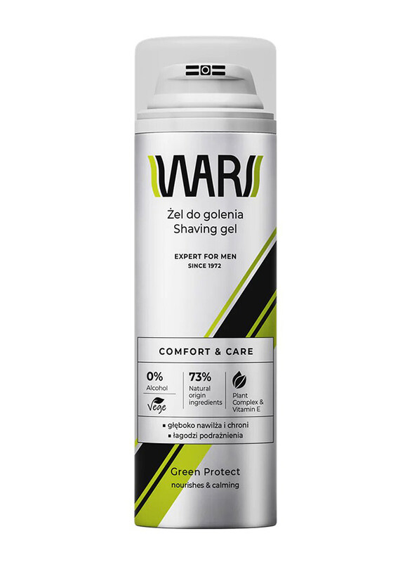 Wars Expert for Men Shaving Gel Comfort & Care Green Protect, One Size