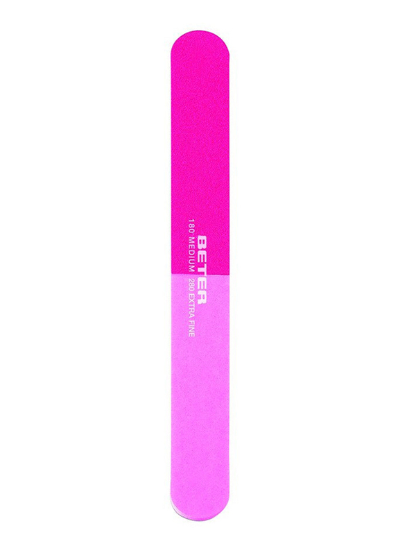 Beter Quadruple Fibreglass Nail File, Pink